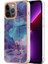 Apple Iphone 13 Pro 6.1 Inç Yb Imd Serisi-16 Stil E Mermer Desenli Telefon Kılıfı Elektraplama Çerçevesi Imd 2.0mm Tpu Çizik Geçirmez Koruyucu Kapak (Yurt Dışından) 2