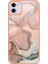 Apple Iphone 11 6.1 Inç Yb Imd Serisi-16 Stil E Mermer Desen Kılıfı 2.0mm Tpu Elektroklokasyon Imd Anti-Çizelge Telefon Kapağı Desteği Kablosuz Şarj (Yurt Dışından) 1