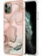 Apple Iphone 11 Için Yb Imd Serisi-16 Pro Max 6.5 Inç Tarzı E Mermer Desen Tasarım Kapak Elektraplama Çerçevesi 2.0mm Tpu Imd Esnek Telefon Kılıfı (Yurt Dışından) 2