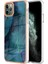 Apple Iphone 11 Için Yb Imd Serisi-16 Pro Max 6.5 Inç Tarzı E Mermer Desen Tasarım Kapak Elektraplama Çerçevesi 2.0mm Tpu Imd Esnek Telefon Kılıfı (Yurt Dışından) 2