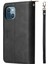 Apple Iphone 13 Mini 5.4 Inç Şok Geçirmez Pu Deri Telefon Kılıfı 9 Kart Tutucu Yuvaları Manyetik Kapatma Fermiyetli Cep Flip Cüzdan Stand Koruyucu Telefon Kapağı Kayışlı (Yurt Dışından) 3