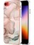 Apple Iphone Se (2020) / Se (2022) / 7/8 4.7 Inç Yb Imd Serisi-16 Stil E Mermer Desenli Telefon Kılıfı Elektrokap Kenar 2.0mm Tpu Tpu Imd Anti-Fall Kapak (Yurt Dışından) 2