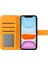 Apple Iphone 11 6.1 Inç Için HT04 Pu Deri Baskılı Ayçiçeği Damçık Damlalı Damlalı Telefon Kılıfı Cilt Touch Cüzdan Stand Koruyucu Omuz Kayışı (Yurt Dışından) 5