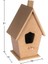 KU237 Büyük Kuş Evi, Ahşap Boyama Mdf Kuş Evi 1