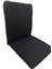 Sandalye Minderi Arkalıklı Lastikli Fermuarlı Süngerli-1 Adet(Siyah Kırçıllı)Yıkanabilir 2