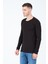 Bisiklet Yaka Likralı Pamuklu Slim Fit Basic T-Shirt 1