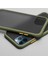 Apple iPhone 12 Pro Max Kılıf Zebana Stylish Silikon Kenar Kılıf Yeşil 1