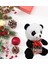 Yeni Yıla Özel "merry Christmas" Keseli Sevimli Panda-40 cm 2