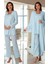 Effortt Kadın Hamile Lohusa Pijama Takımı ve Sabahlık 7014 1