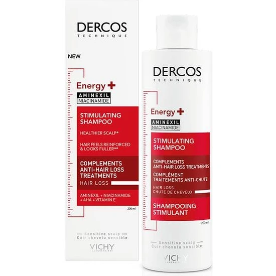 Vichy Dercos Energy+ Dökülme Karşıtı Şampuan 200 ml K2423