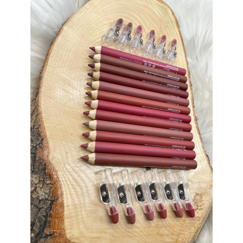 Amour Amour Dudak Kalemi Matte Color Lipstick Jumbo Kalın Kalem Ruj Waterproof 12 Li Set
