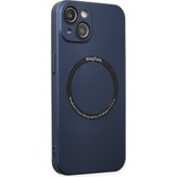 Ankacep Apple Iphone 14 Kılıf Jack Magneticsafe Lens Silikon + Kablo Koruyucu