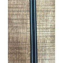 Gönülden Tasarım 1 cm Siyah Beyaz Çizgili Dekoratif Aksesuar Şerit (1 Metre)