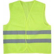 Goldsea Ikaz Yeleği Fosforlu 5cm 2 Çizgili Yeşil