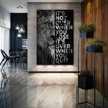 SML Tablo It S Not Over When You Lose Kaybettiğin Zaman Bitmez Bıraktığın Zaman Bitmiştir Kanvas Tablo