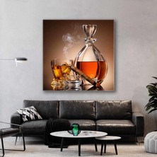 SML Tablo Cam Şişe Cam Bardak Buz Küpleri Lüks Kanvas Tablo