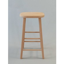 Özer Aldoğan Ahşap Bar Taburesi 70 cm