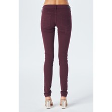 Cross Jeans Naomi Bordo Normal Bel Skinny Fit Jean Pantolon C 4521-121