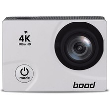 Bood BD-8000 Wi-Fi 4K Aksiyon Kamera 170 Derece Lens ile Su Sıçramasına Dayanıklı