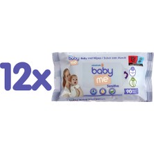 Baby Me Sensitive Islak Mendil 12 x 90'lı