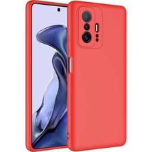Pilanix Xiaomi Mi 11T Pro Kılıf Içi Süet Renkli Mara Lansman Silikon