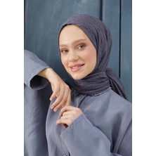 Fresh Scarfs Bambu Şal Mavi  Gri