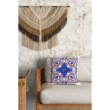 Caisya Home Etnik Desenli Çift Yön Dijital Baskılı Dekoratif Kırlent Kılıfı Yastık Kılıfı 39 x 39 cm