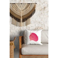 Caisya Home Modern Kadın Silüet Desenli Çift Yön Dijital Baskılı Dekoratif Kırlent Kılıfı Yastık Kılıfı 39 x 39 cm