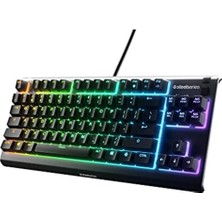 Steelseries Apex 3 Tkl Türkçe Gaming Klavye - 8 Bölge Rgb Aydınlatma - IP32 Sıvı Dayanıklılık