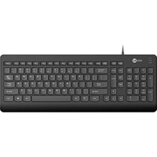 Lenovo Lecoo KB103 USB Kablolu Türkçe Q Klavye Siyah