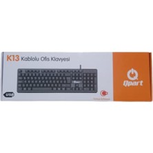 Qpart K13 USB Ofis Klavyesi Q Tr Kablolu