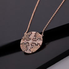 Miavi Silver 925 Ayar Gümüş Leopar Desen Kolye