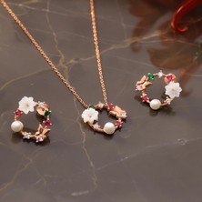 Miavi Silver 925 Ayar Gümüş Manolya Bahçesi Set