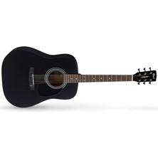Cort AD810BKS Akustik Gitar Siyah Satin Ladin Kapak