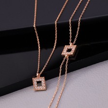 Miavi Silver 925 Ayar Gümüş Minimalist Kolye Bileklik Set