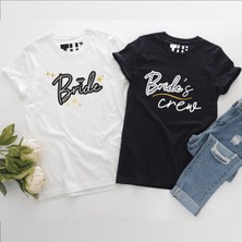 Tüşört Bride Yazılı Gelinler Için Pamuklu Tshirt