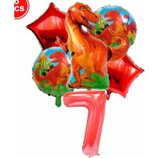 Parti Station Dinazor Konsept Yaş Balon Konsept Doğum Günü Set Yaş Balon Set