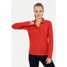U.S. Polo Assn. Kadın Kırmızı Sweatshirt 50261237-VR030