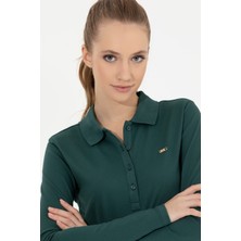U.S. Polo Assn. Kadın Yeşil Sweatshirt 50261237-VR054