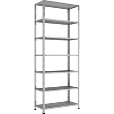 Çeledir Raf Sistemleri 7 Katlı Galvaniz Çelik Raf 31X93 200