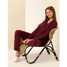 Pierre Cardin Kadın Bordo Pijama Takımı 50273335-900