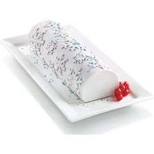 Silikomart Frozen Buche - Set Silikon Yuvarlak Pasta Kalıbı