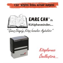 Kaşem Kitap Kurtlarına ve Kişiye Özel Kitap Kaşesi Kitap Mühürü
