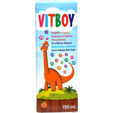 Vitboy Multivitamin ve Mineral İçeren Takviye Edici Gıda 150 ml Şurup