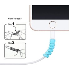 Ankacep Apple iPhone 12 Kılıf Element Silikon Kapak + Kablo Koruyucu