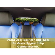 Prestij Oto Giyim Dünyası Toyota Chr Araca Özel Tasarım Mavi/Siyah Koltuk Kılıfı