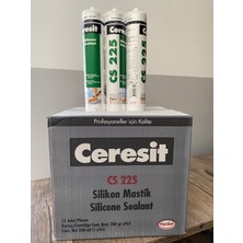 Ceresit Cs 225 Silikon Mastik Şeffaf 280 gr 12'li Paket