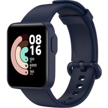 Dexmon Xiaomi Mi Watch Lite 2 Kordon Tokalı Kolay Ayarlanabilir Esnek Silikon Spor Şık Tasarım Kordon Kayış