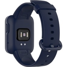 Dexmon Xiaomi Mi Watch Lite 2 Kordon Tokalı Kolay Ayarlanabilir Esnek Silikon Spor Şık Tasarım Kordon Kayış