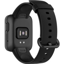 Dexmon Xiaomi Mi Watch Lite 2 Kordon Tokalı Kolay Ayarlanabilir Esnek Silikon Spor Şık Tasarım Kordon Kayış